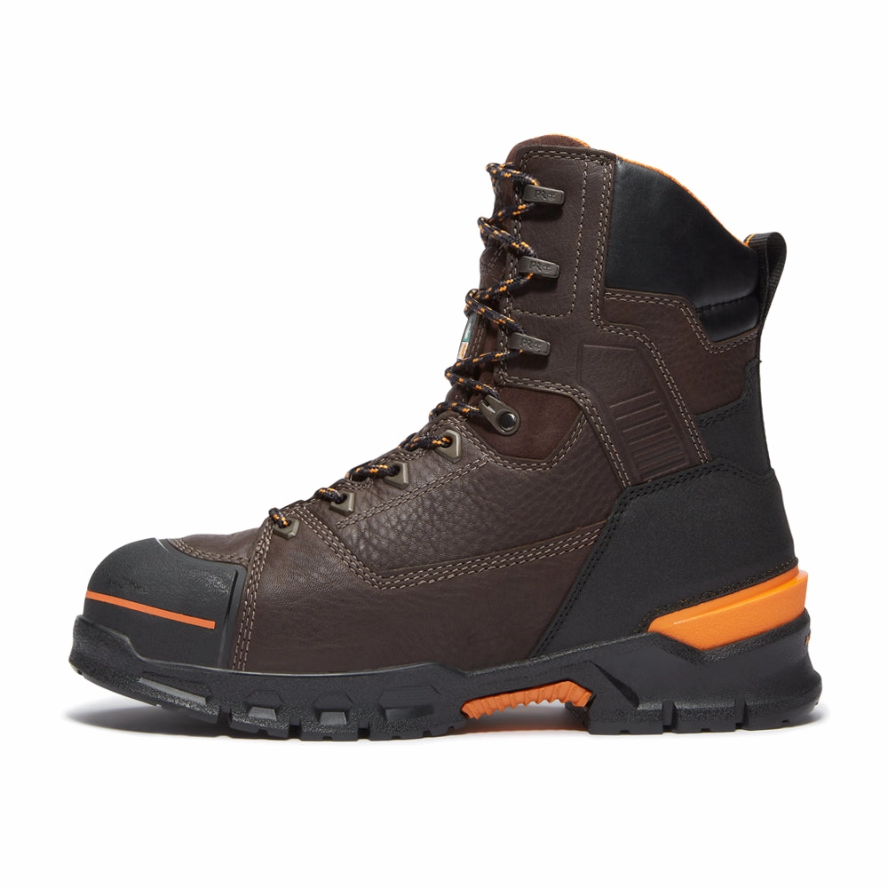 Ultra-soft wear Canvas Endurance 8 Inch Electrical Hazard Composite Toe Work Boots