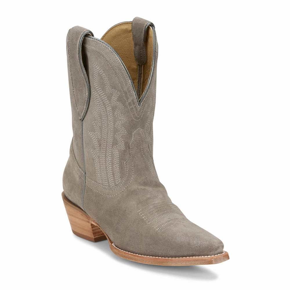 Trail grip Freelancer Lea 9 Inch Suede Snip Toe Cowboy Boots