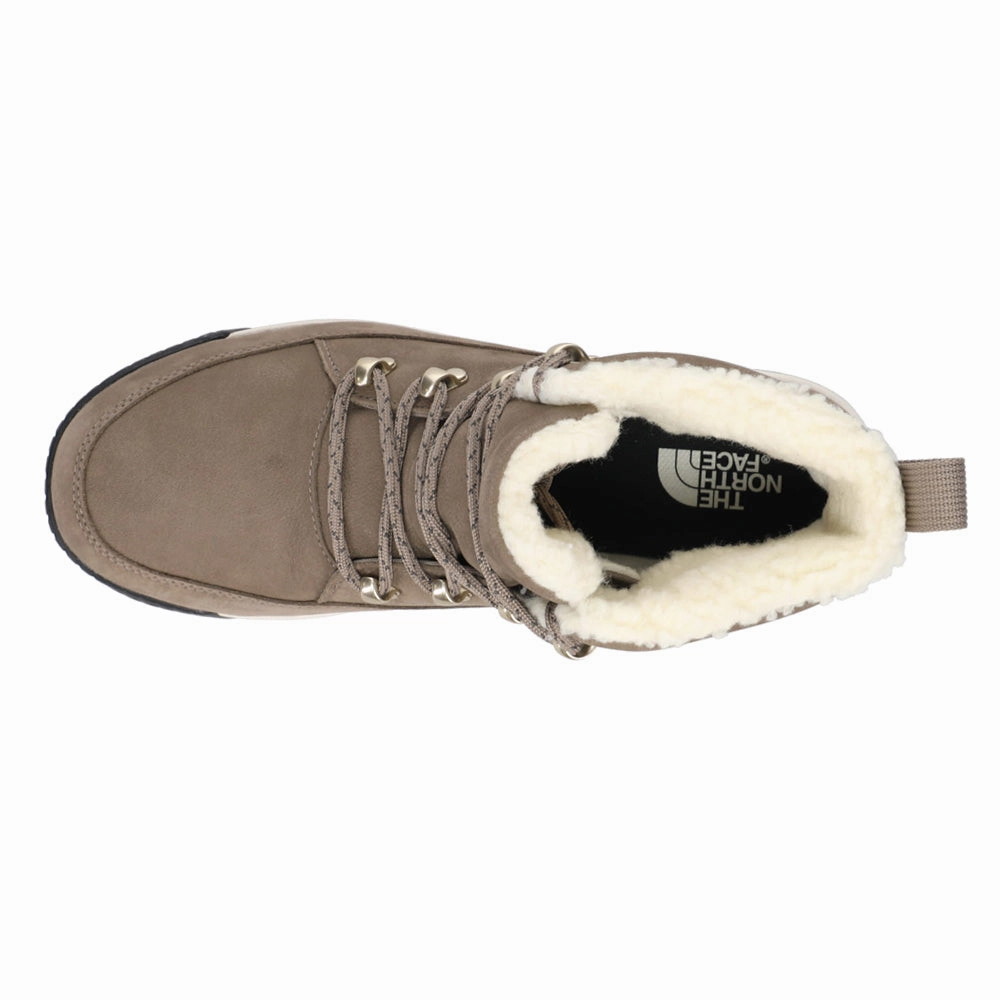 Sierra Mid Lace Waterproof Winter Boots Brogue Detail