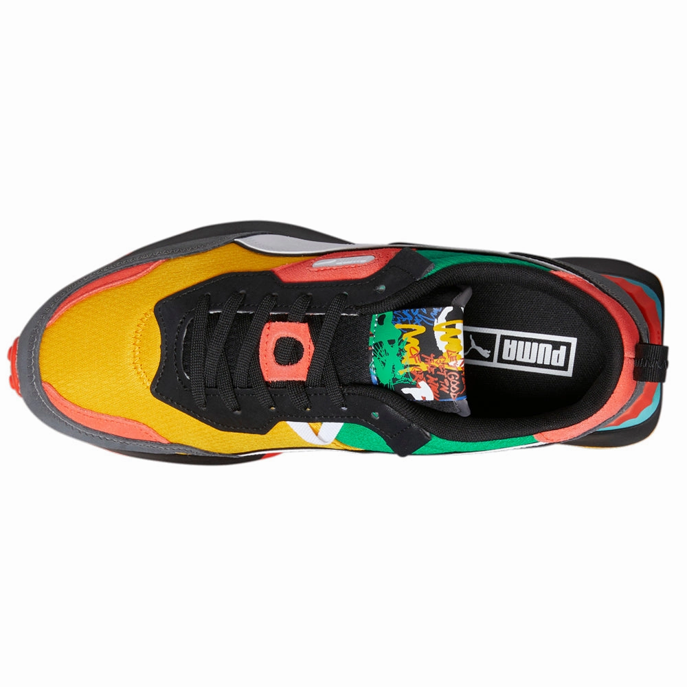 Rider FV Block Party Lace Up Sneakers Superior shock absorption carbon fiber shank