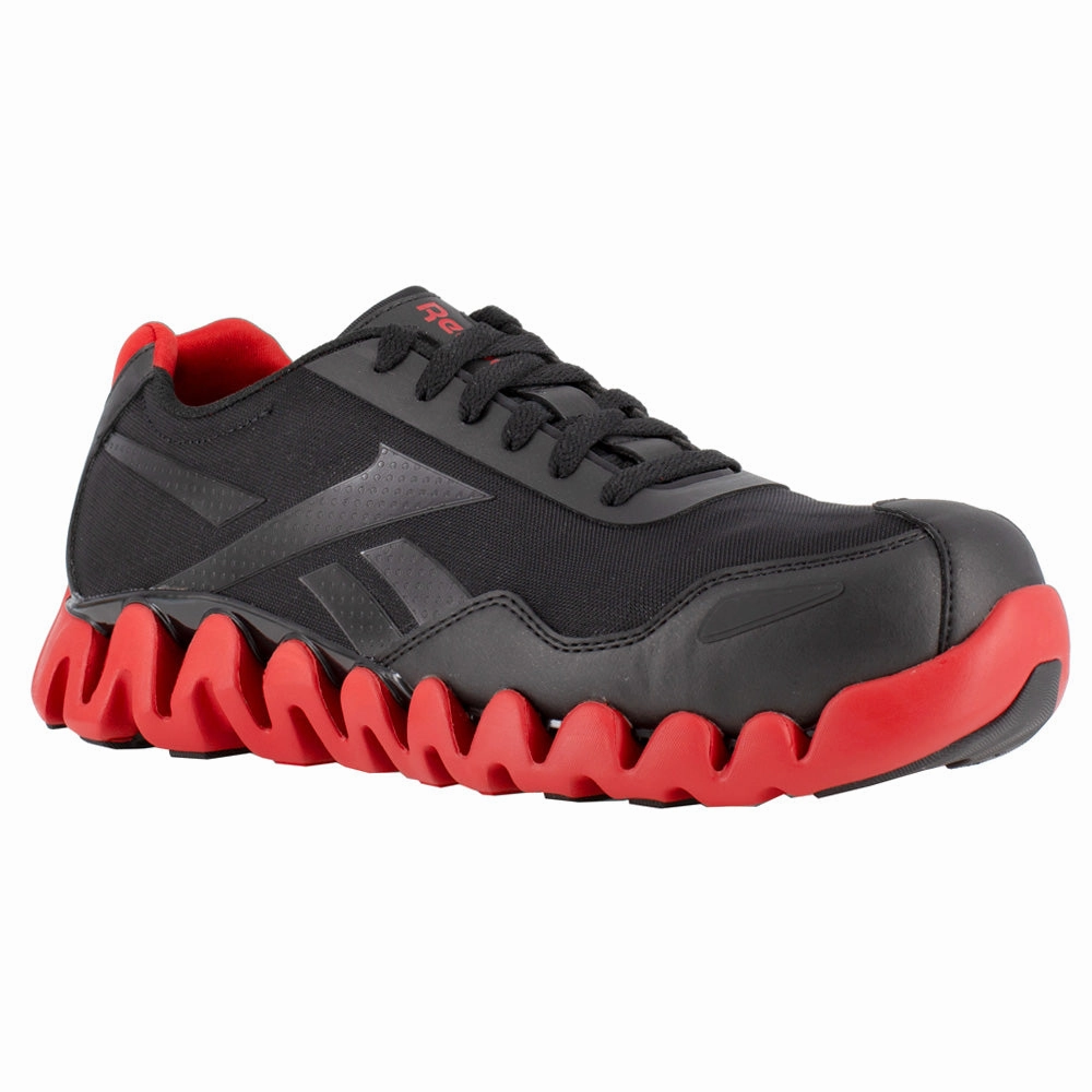 Zip Pulse Electrical Composite Toe Work Shoes Ultra Cushioned Midsole Compression Molded Sole