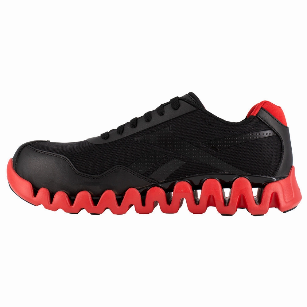 Ventilation Ports Barefoot Inspired Zip Pulse Electrical Composite Toe Work Shoes