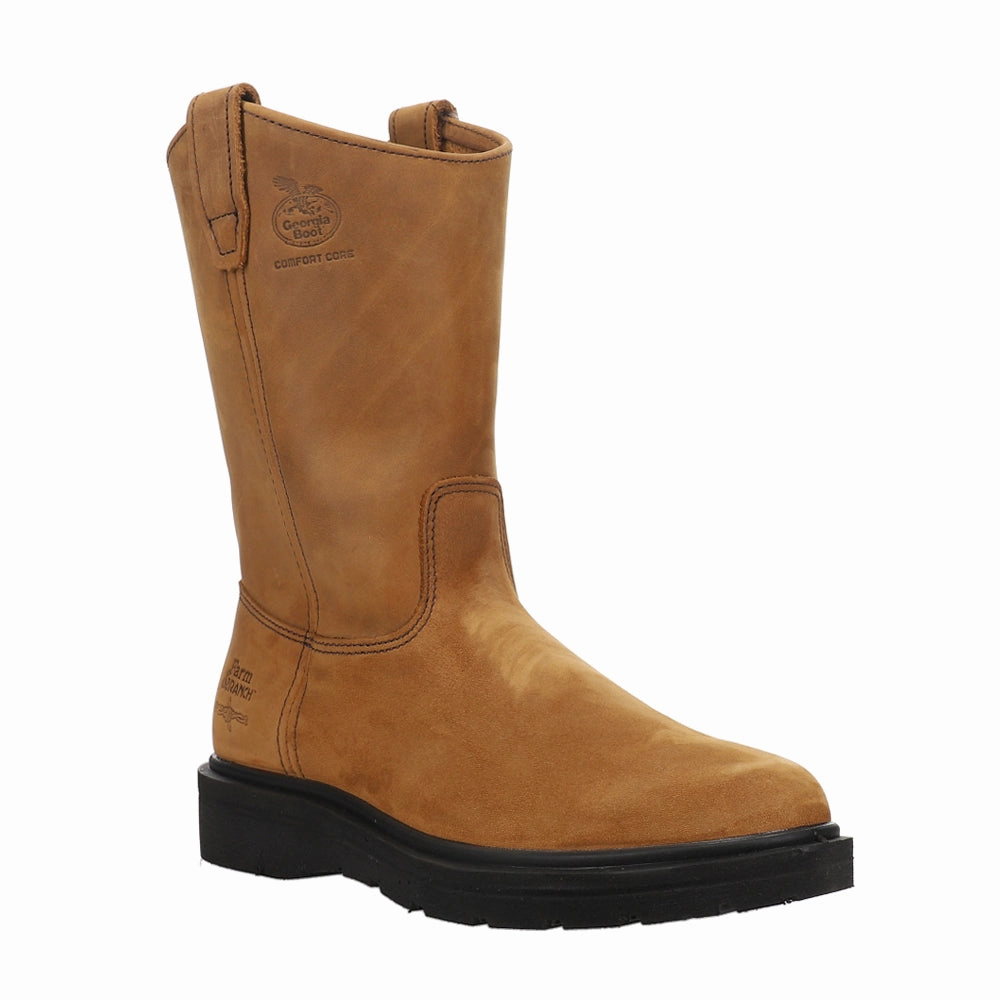 Ankle support system Farm Wellington 11 Inch Oil Resistant Soft Toe Work Boots