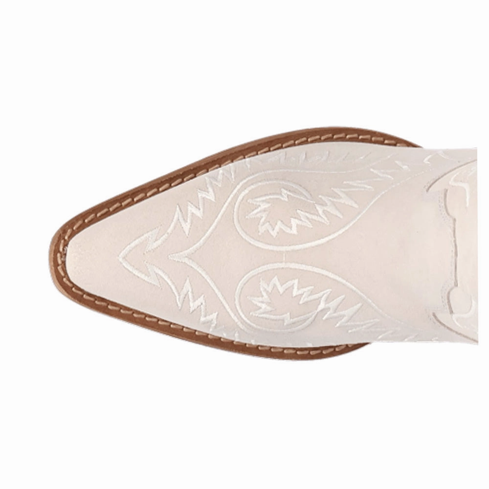 Evita Southwest Embroidered Snip Toe Cowboy Boots Heat resistant Cushioned Step Windy Weather