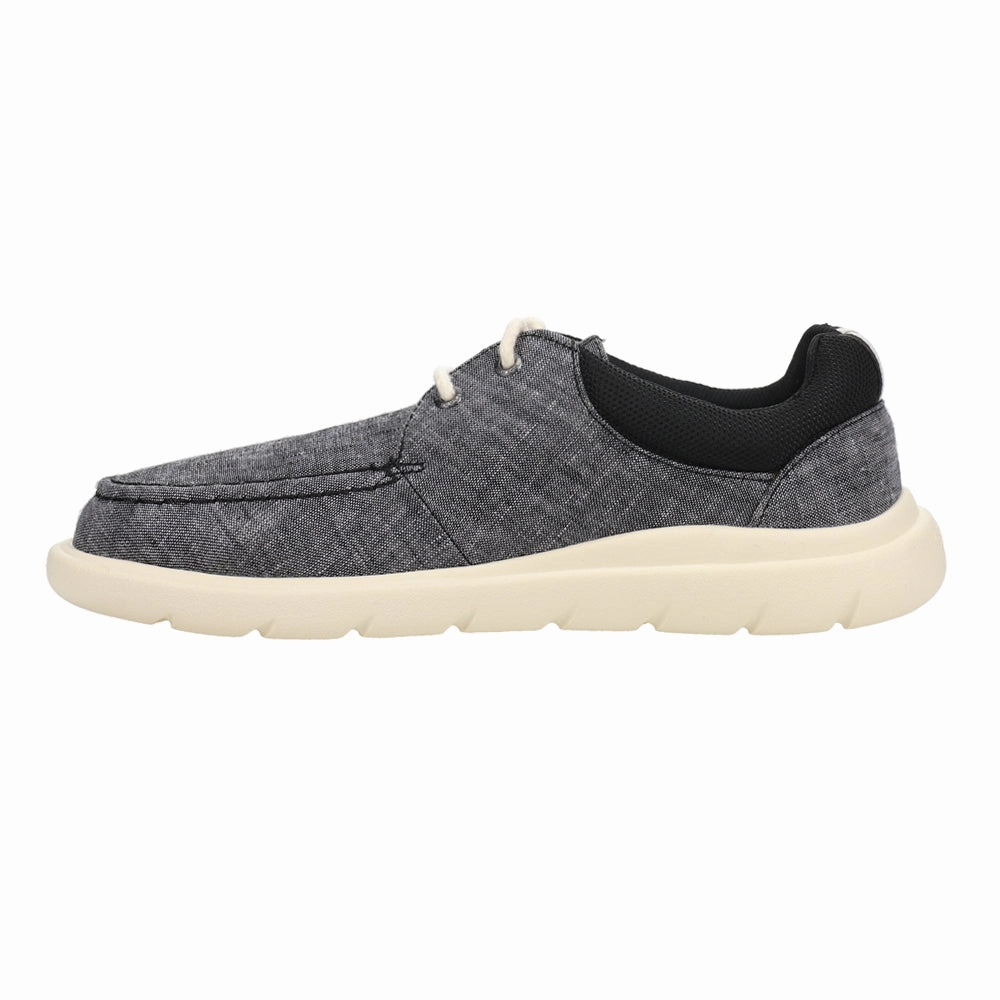 Captain's Moc Chambray Slip On Sneakers softest Breathable mesh lining