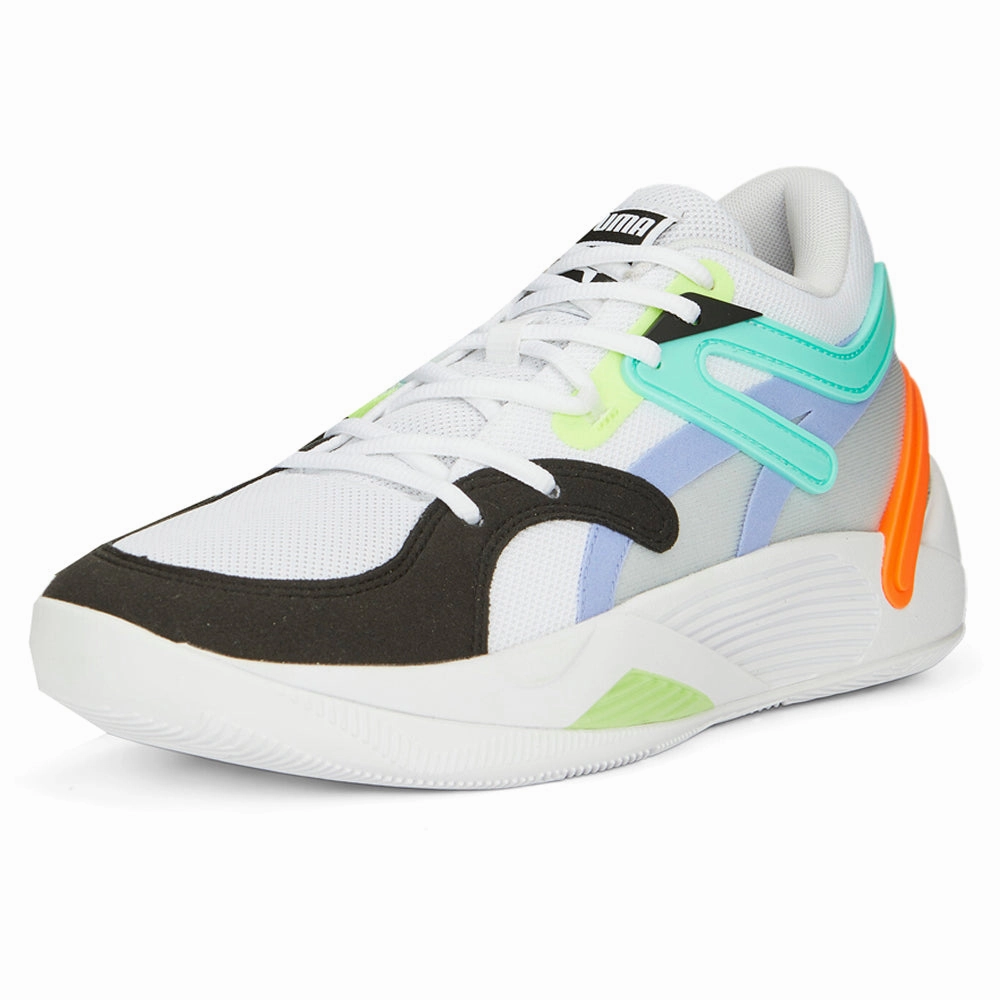 TRC Blaze Court Basketball Shoes Chic Comfort indoor shoe features