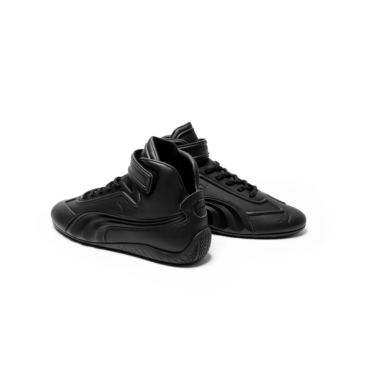 Impact Resistant Midsole platform shoes   Juun.J Speedcat Mid 'PUMA Black'