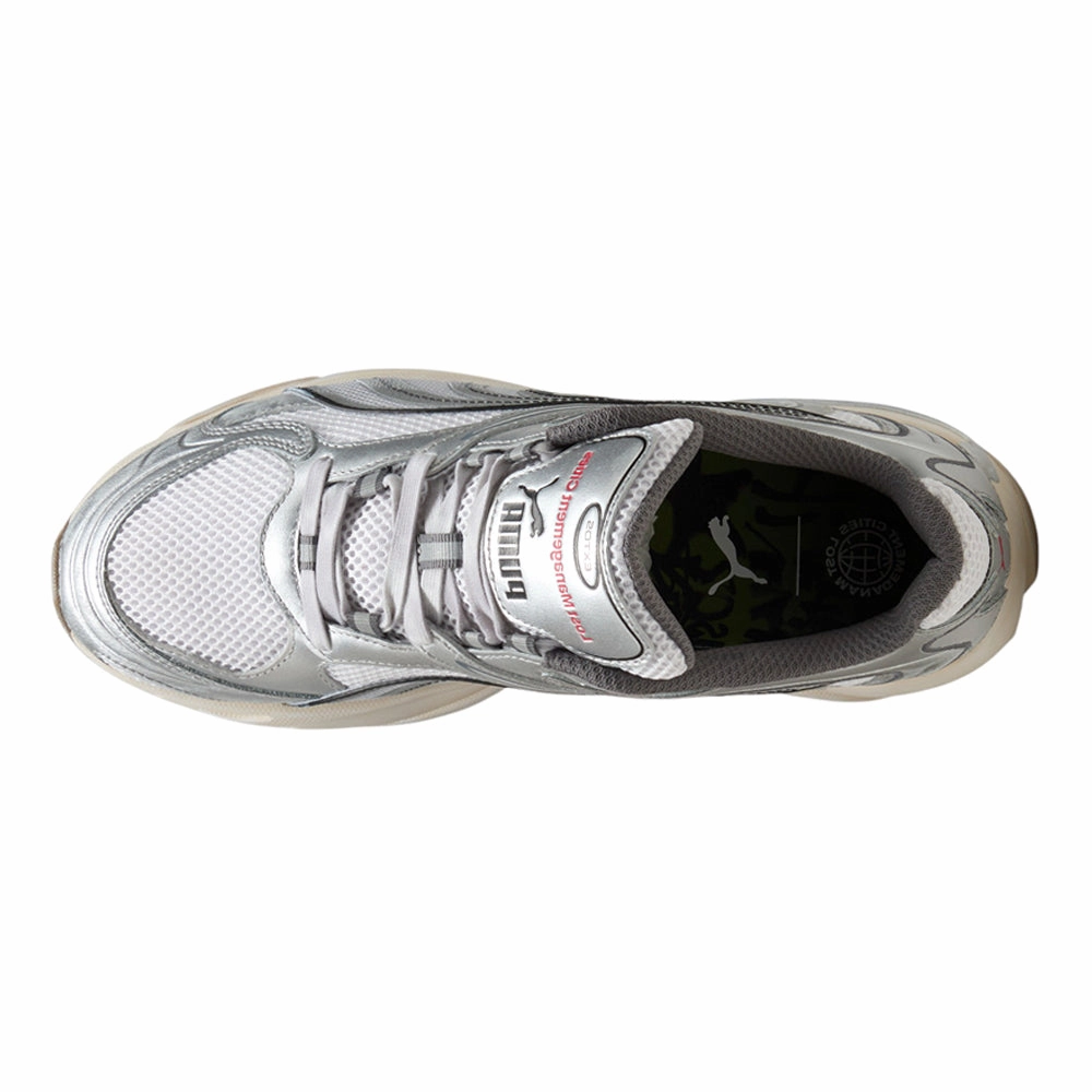 Extos Lost Management Cities Metallic Lace Up Sneakers Recycled Composite Materials mountain climbers