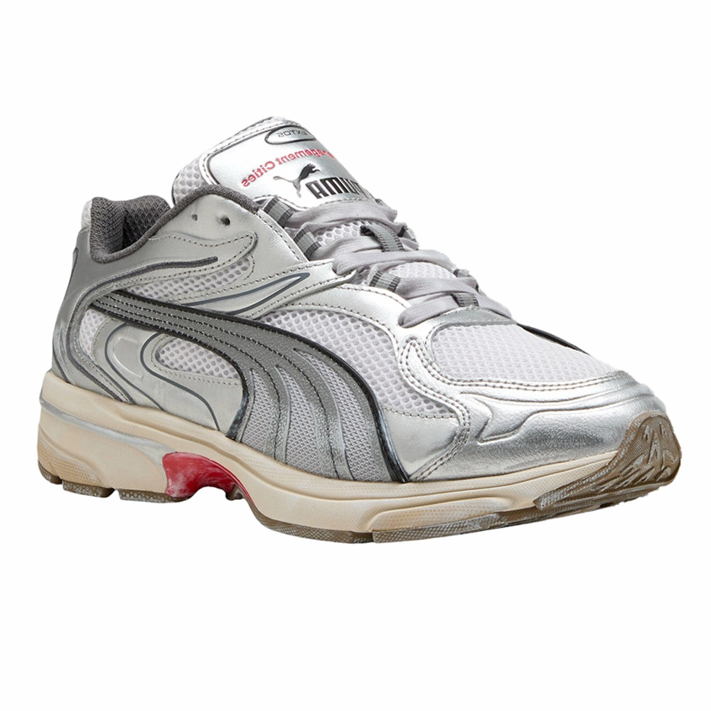 shopping Extos Lost Management Cities Metallic Lace Up Sneakers