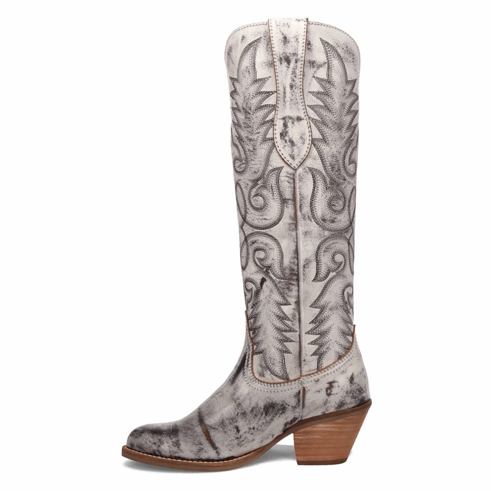 Soft Padding Faded Love Embroidered Round Toe Cowboy Boots