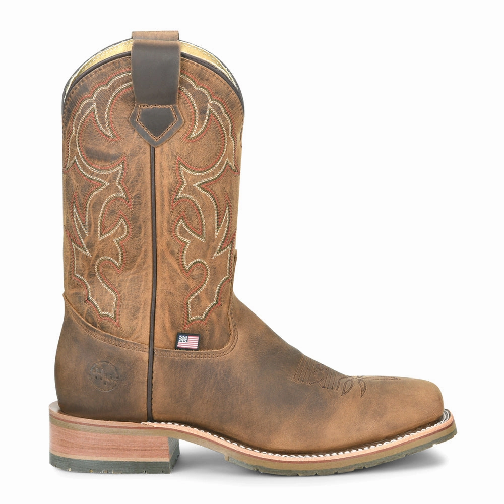 Graham 11 Inch Embroidered Slip Resistant Soft Toe Work Boots Thermoregulating Layer Classy ease