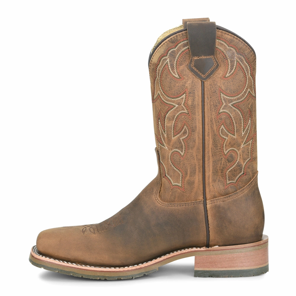 Anti Microbial Lining Graham 11 Inch Embroidered Slip Resistant Soft Toe Work Boots