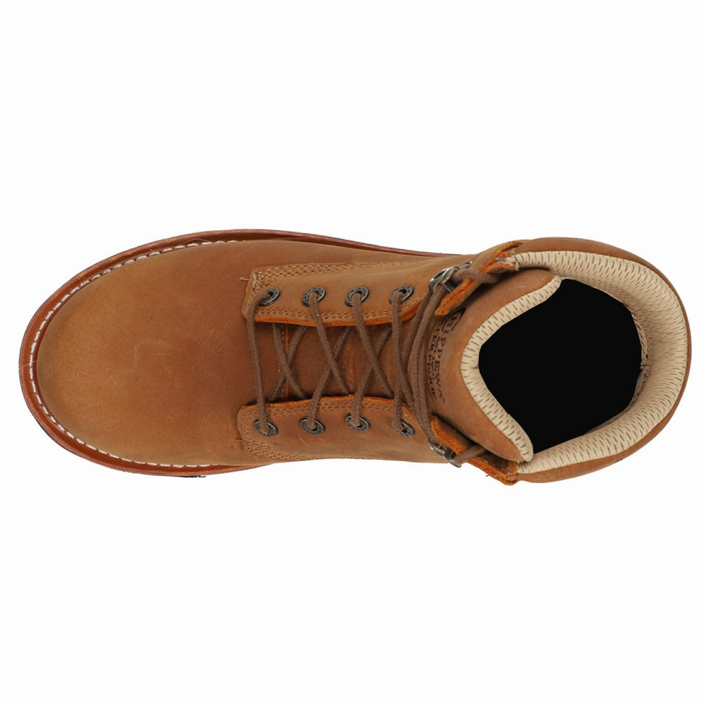 Superior shock absorption Flexible Sole Technology Thunderstruck 6 Inch Waterproof Lace Up Work Boots