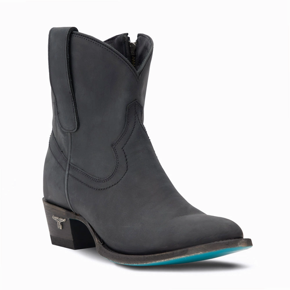 Mesh Upper All Purpose Plain Jane Zippered Round Toe Cowboy Bootie