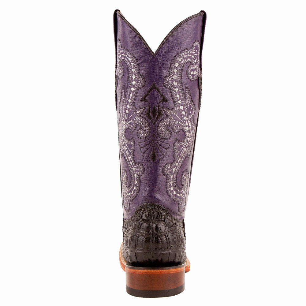 Rancher Caiman Print Square Toe Cowboy Boots Nature Lover Northern Resident