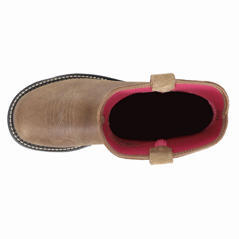 Padded Interior Nature Lover Protective Lining Fatbaby Embroidered Round Toe Pull On Boots