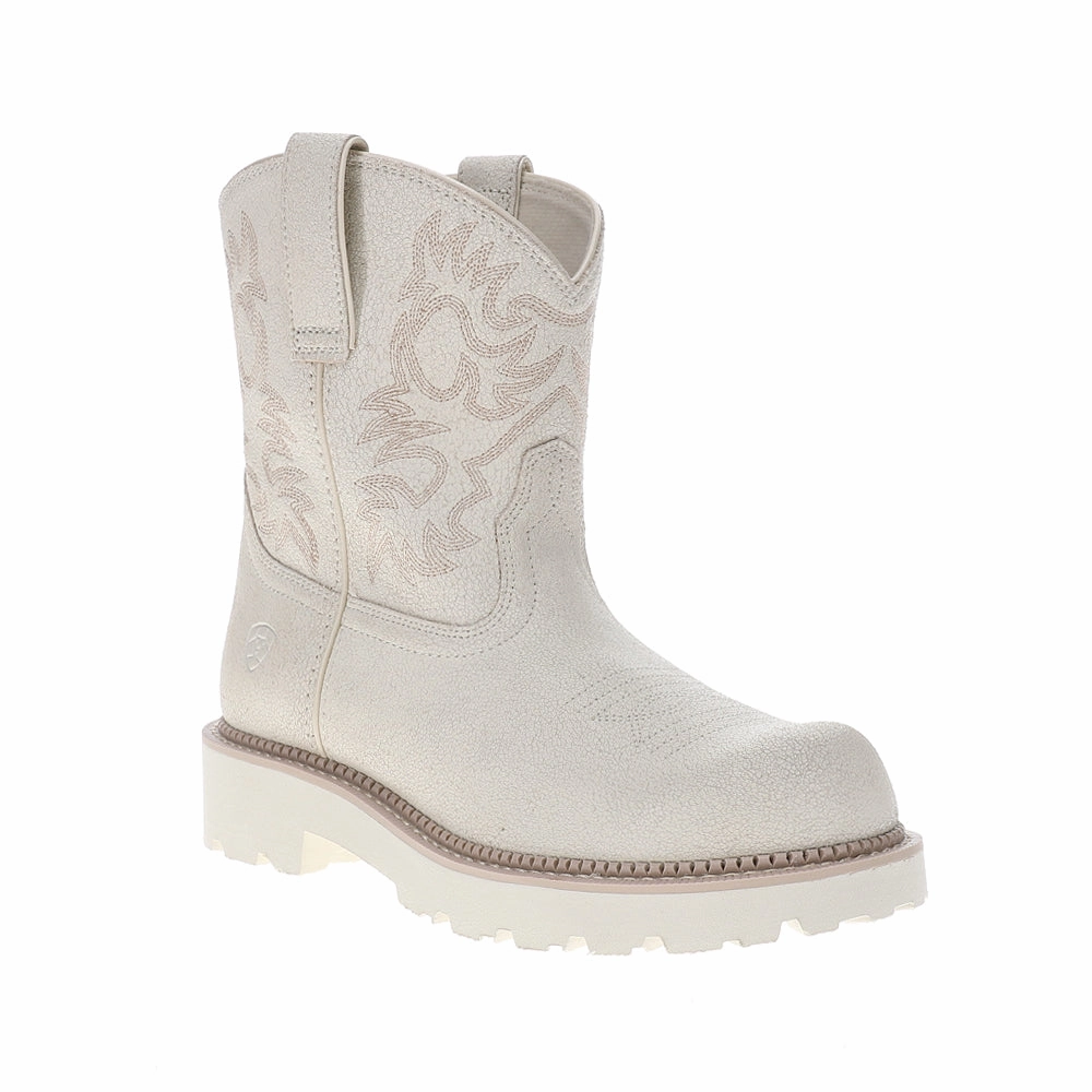 gift pick Seamless Comfort Windy Weather Fatbaby Embroidered Round Toe Pull On Cowboy Boots