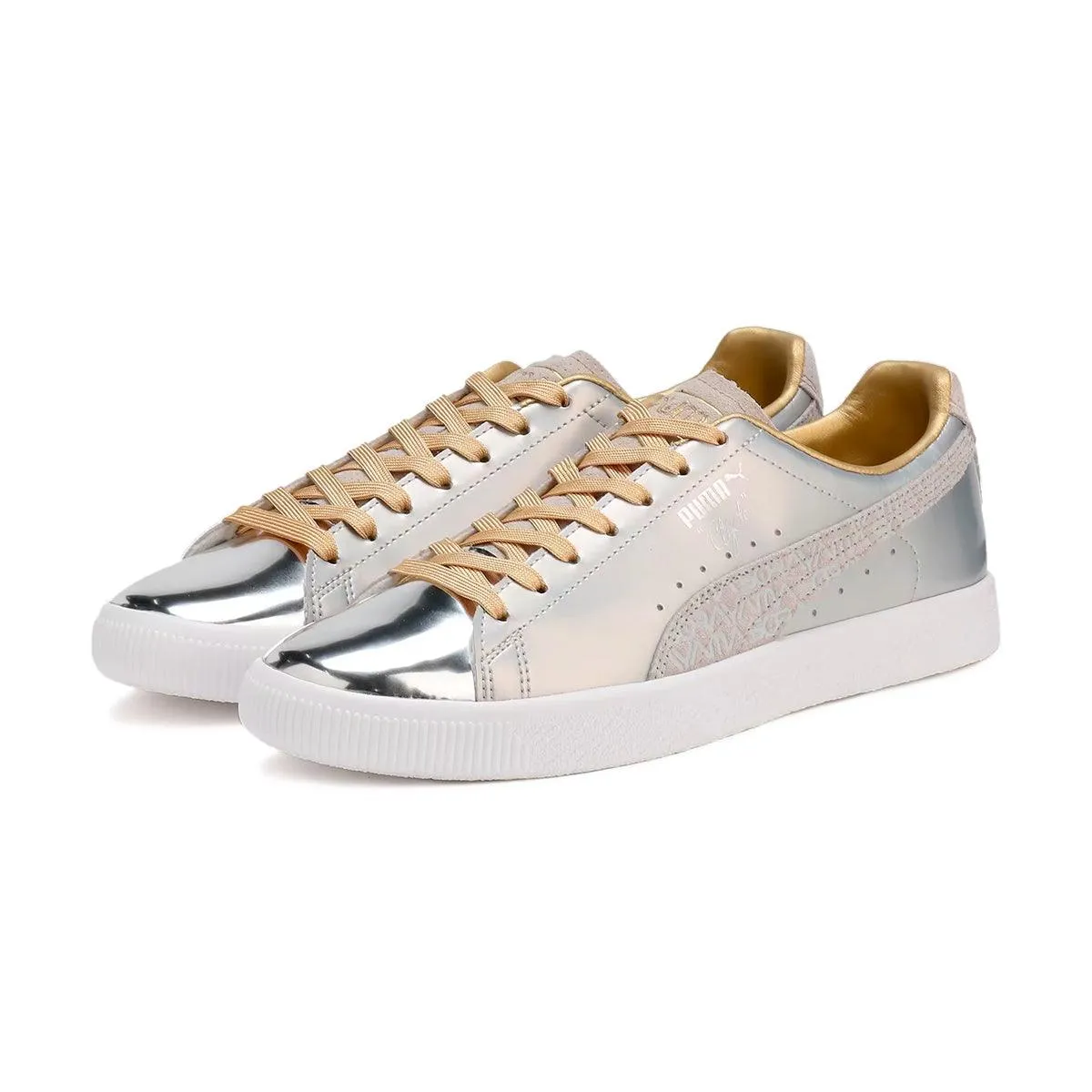 Ultra Light Construction Glam shock absorption   Sorayama Clyde 'Silver Gold'