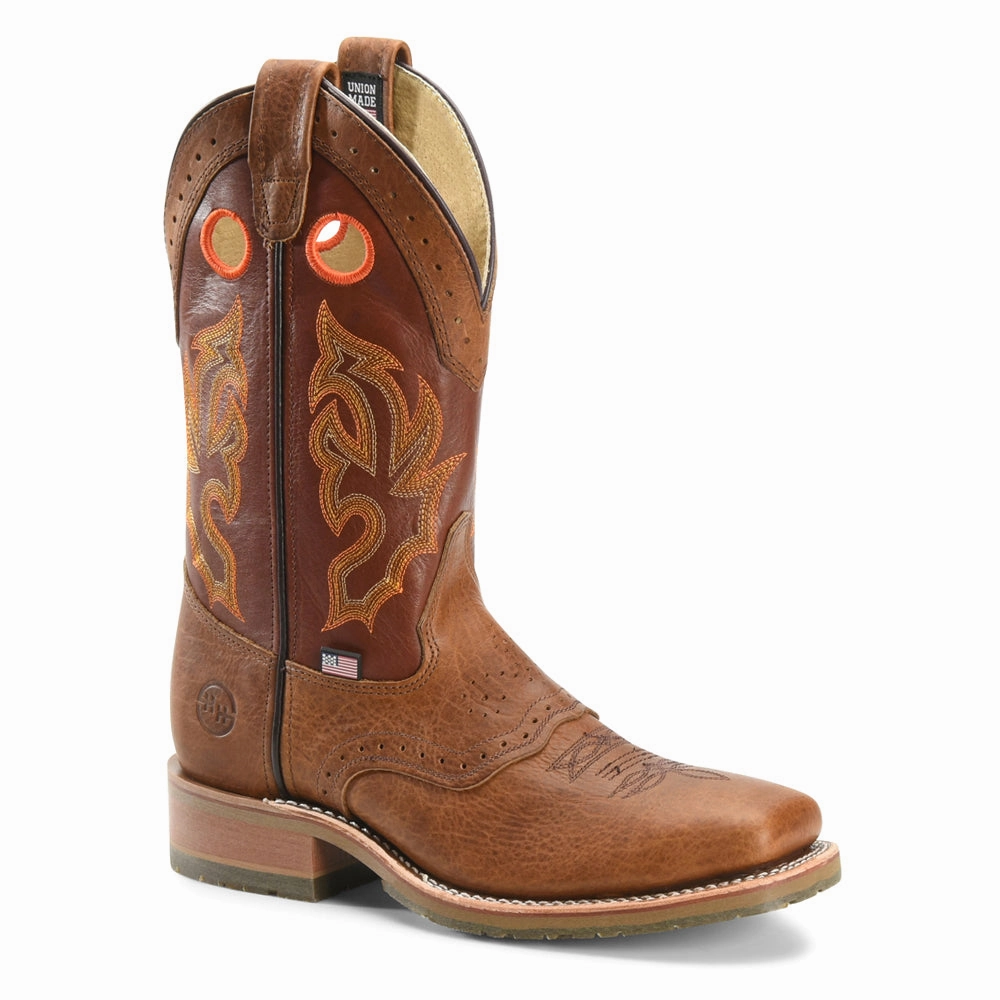 Mickey 12 Inch Embroidered Slip Resistant Soft Toe Work Boots Minimalist Design Aesthetic