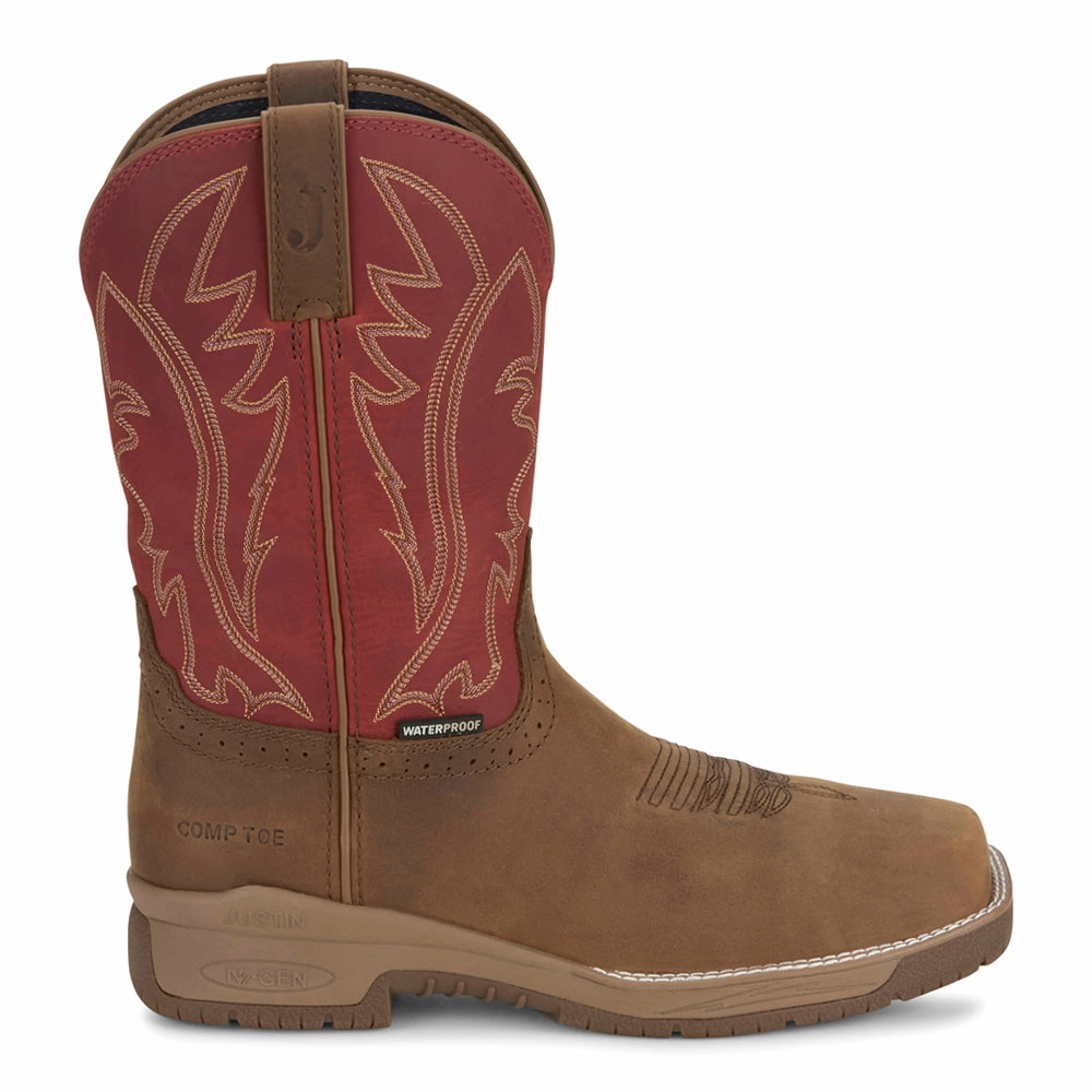 Nitread 11 Inch Waterproof Nano Composite Toe Work Boots quality-built All-Day Ease