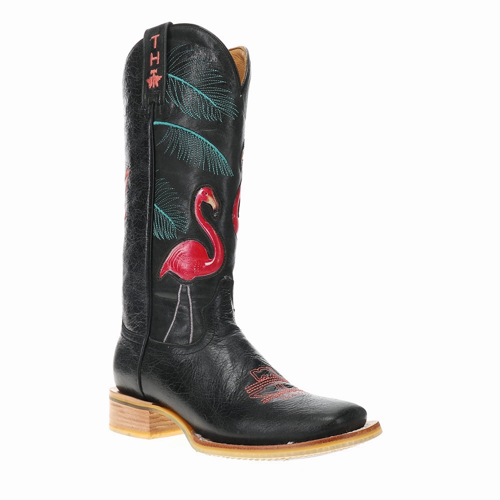 Tactical Build Flamingo Square Toe Cowboy Boots