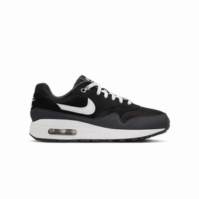 Kids Air Max 1 'Black Anthracite' Abrasion Resistant Stitching