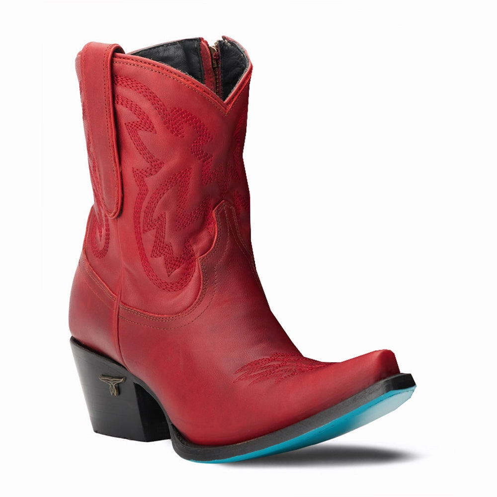 Muddy Path Casual Smokeshow Embroidered Snip Toe Cowboy Bootie