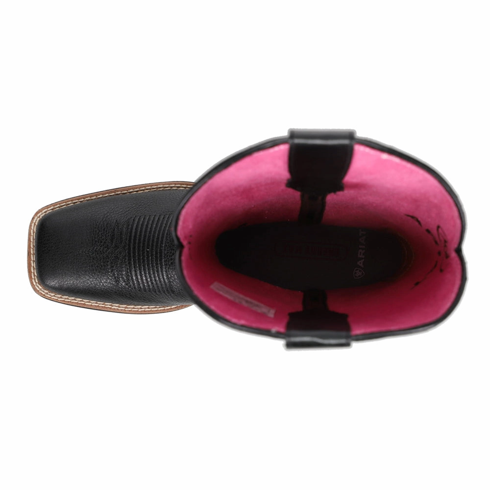 Heavy Duty Performance Cattle Caite Stretchfit Embroidered Square Toe Cowboy Boots