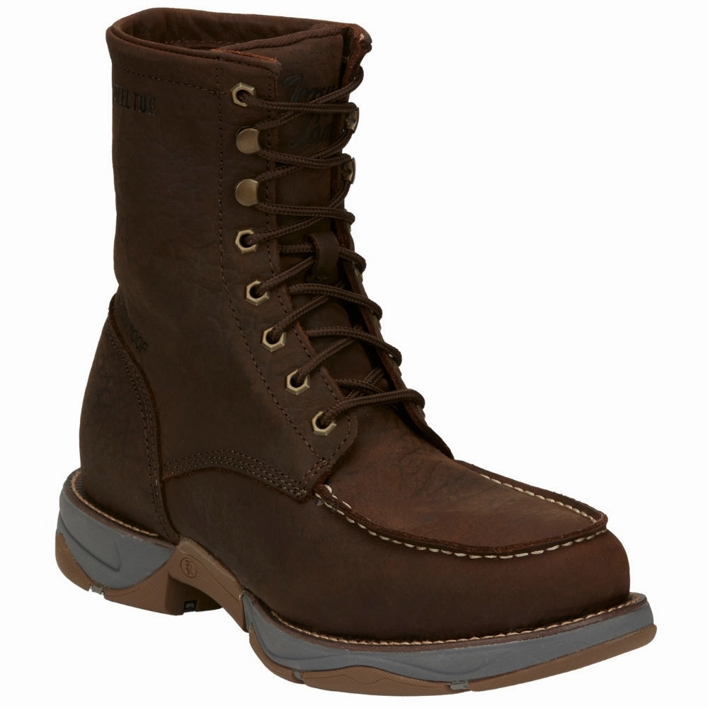 machine washable material Junction Lacer 8 Inch Waterproof Steel Toe Work Boots