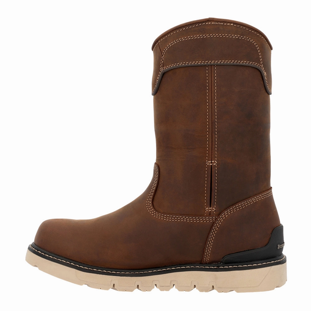 Machine washable Flex Wedge 11 Inch Electrical Soft Toe Work Boots