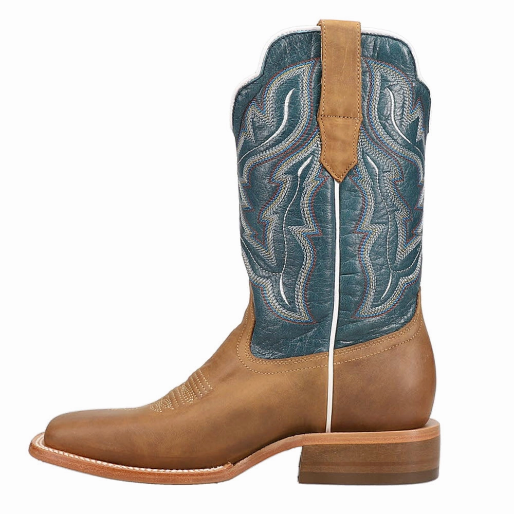 Goat Embroidered Wide Square Toe Cowboy Boots Fitness Enthusiast Cushioned Step Winter Walker