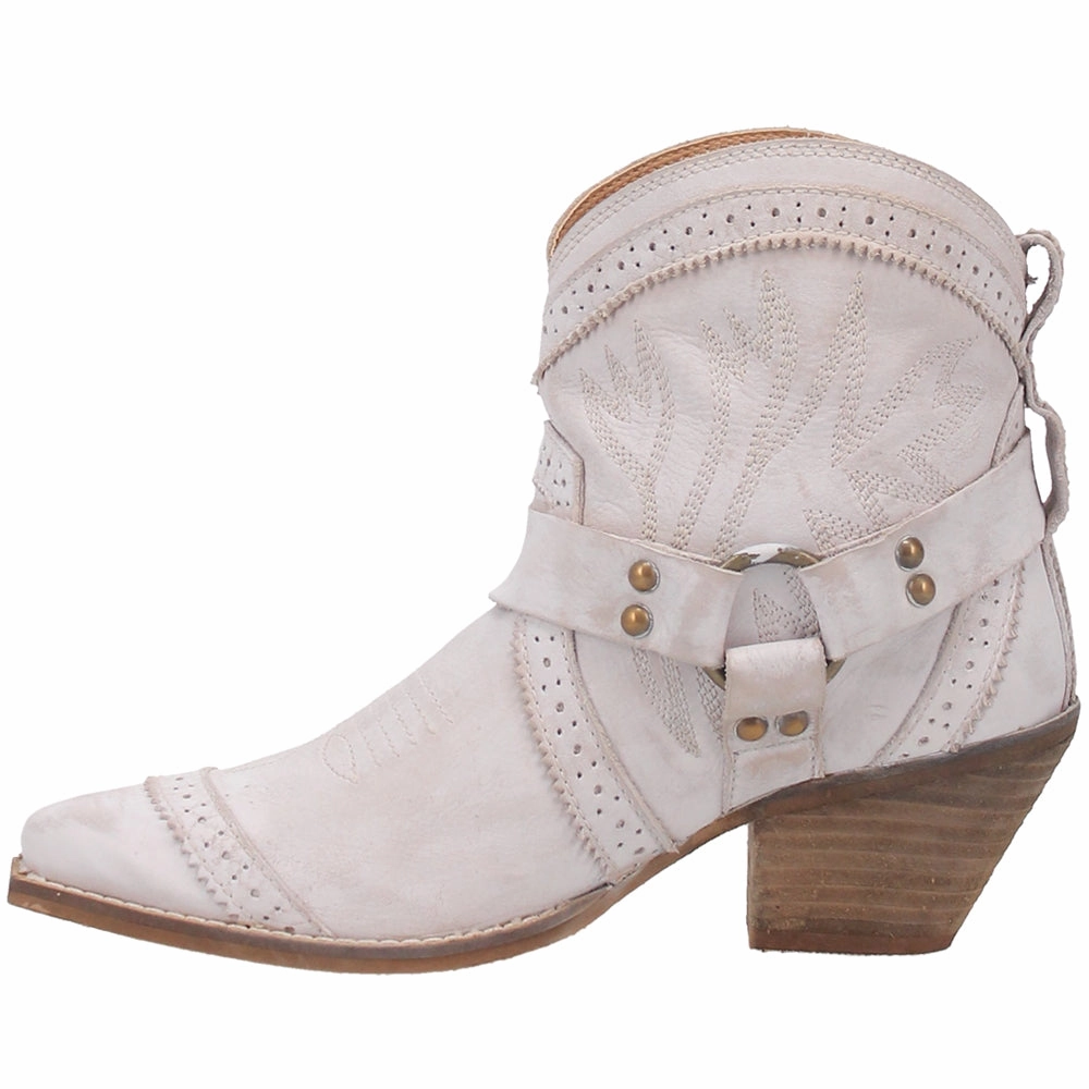 Gummy Bear Embroidered Snip Toe Pull On Cowboy Booties Temperature Regulating Mid Top