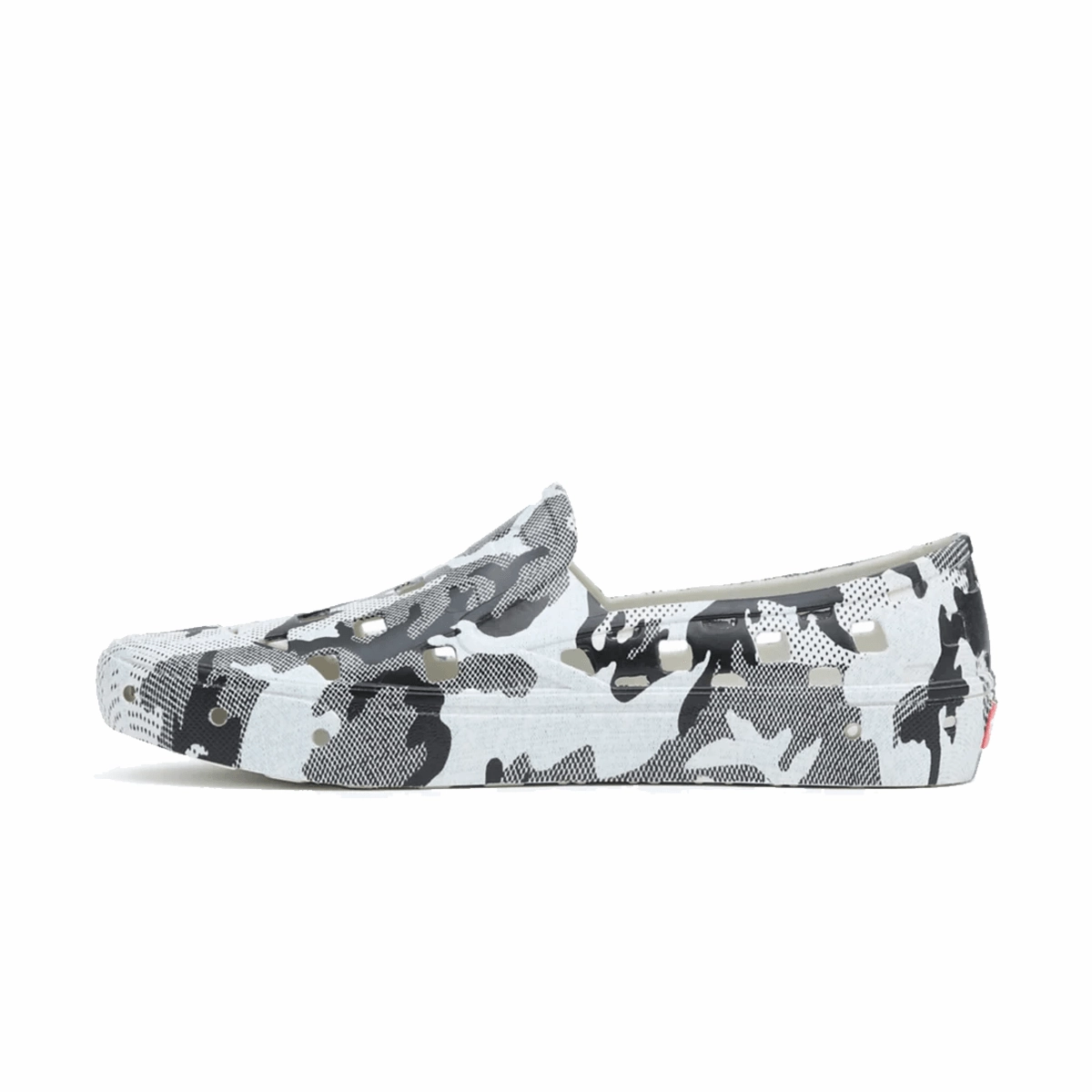 Slip-On Trk 'Grey White' Ventilated Footbed