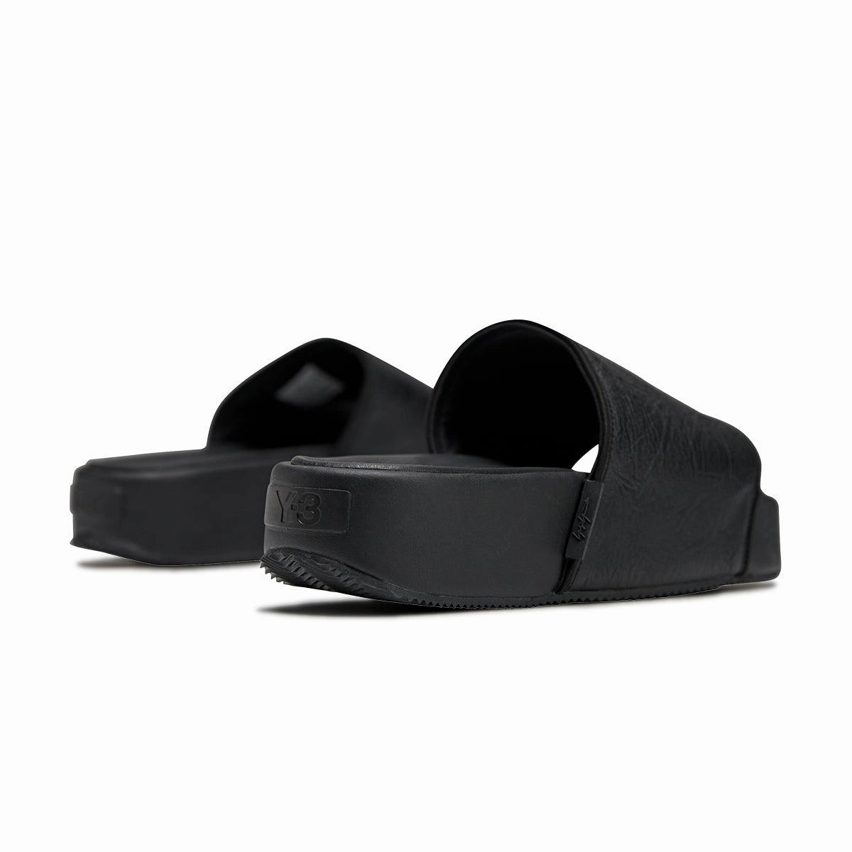 Leather Slides 'Black' Heel Support