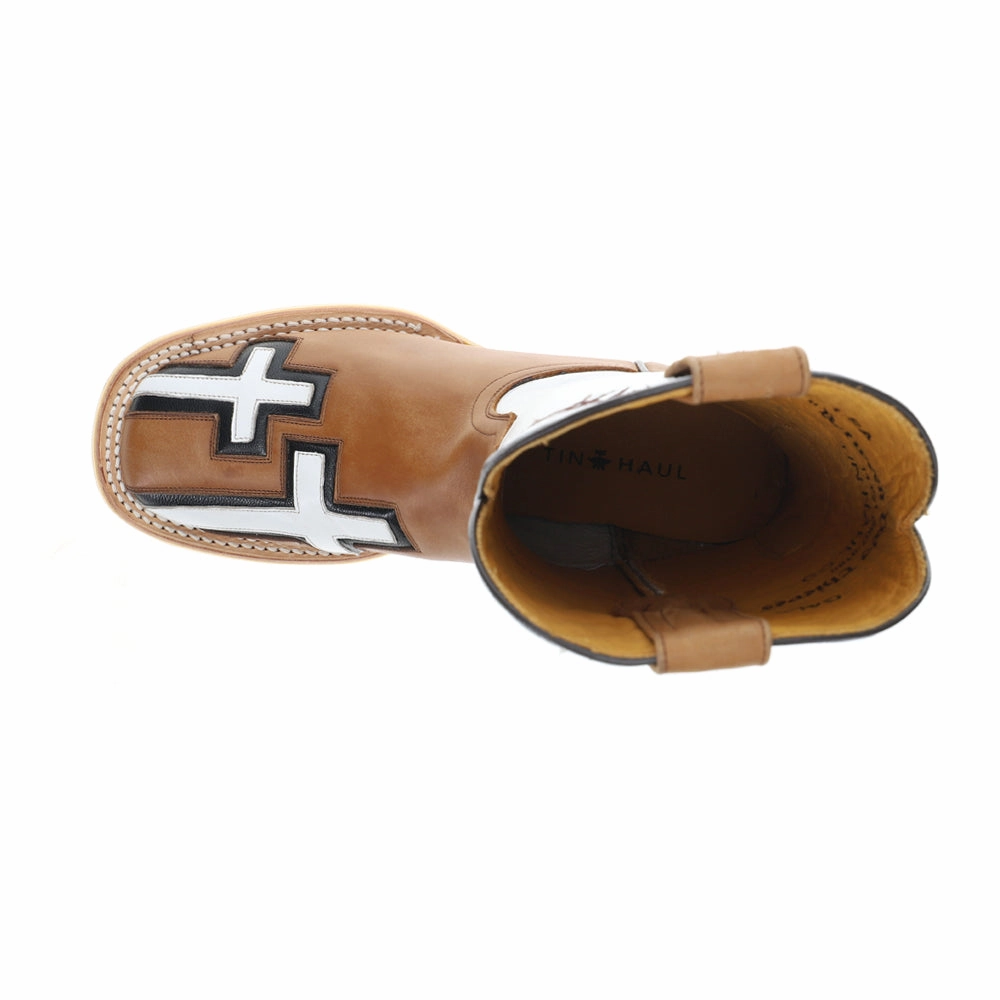 Between Two Thieves Graphic Pull On Cowboy Boots Comfort footbed comfortable socks