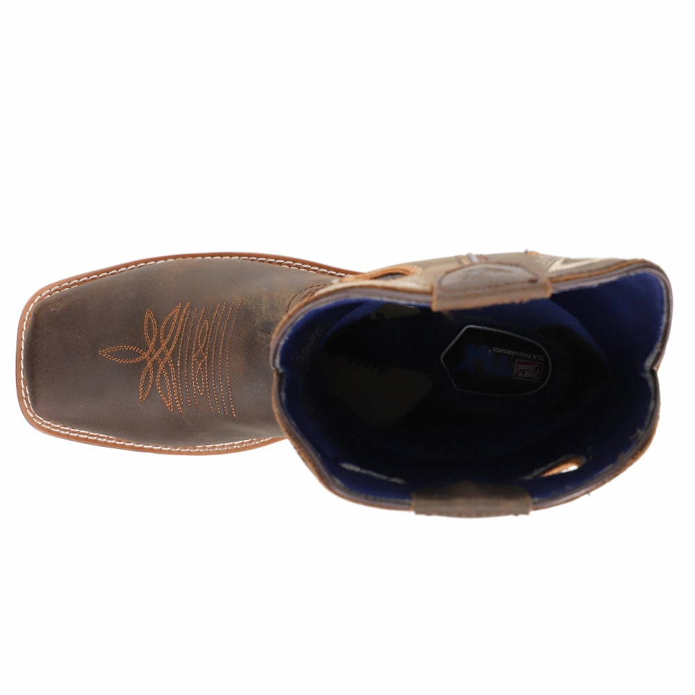 Force 11 Inch Waterproof Composite Toe Work Boots Slim performance