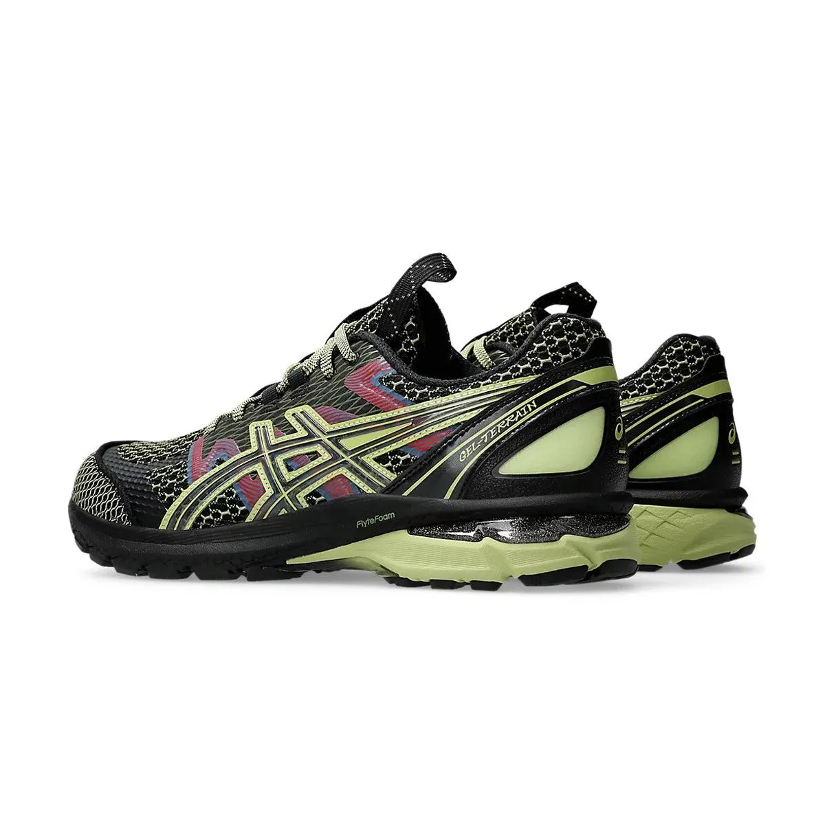 least sporty track and field athletes' speed US4-S GEL-Terrain 'Black Neon Lime'