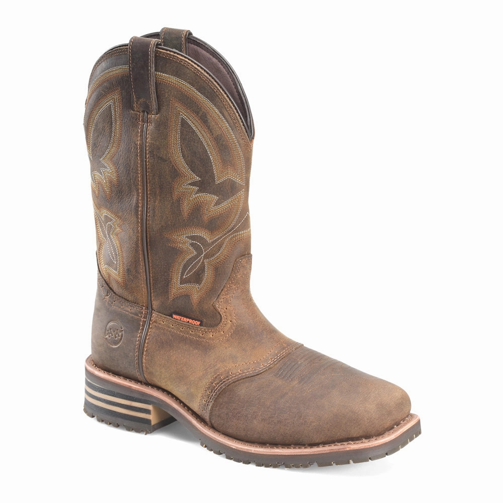 Unique grip Shock Absorbing Midsole Jeyden 12 Inch Embroidered Waterproof Composite Toe Work Boots