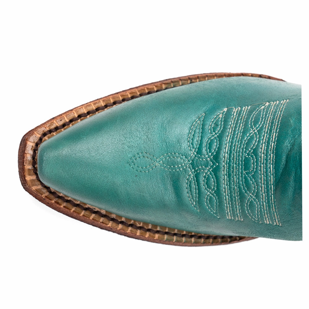 Stable Support Rough Trail Hiker Padded Interior Hiking Trails Mae Embroidered Snip Toe Cowboy Boots