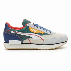 Narrow Fit Modern Cushioning Future Rider NH Blue Lace Up Sneakers