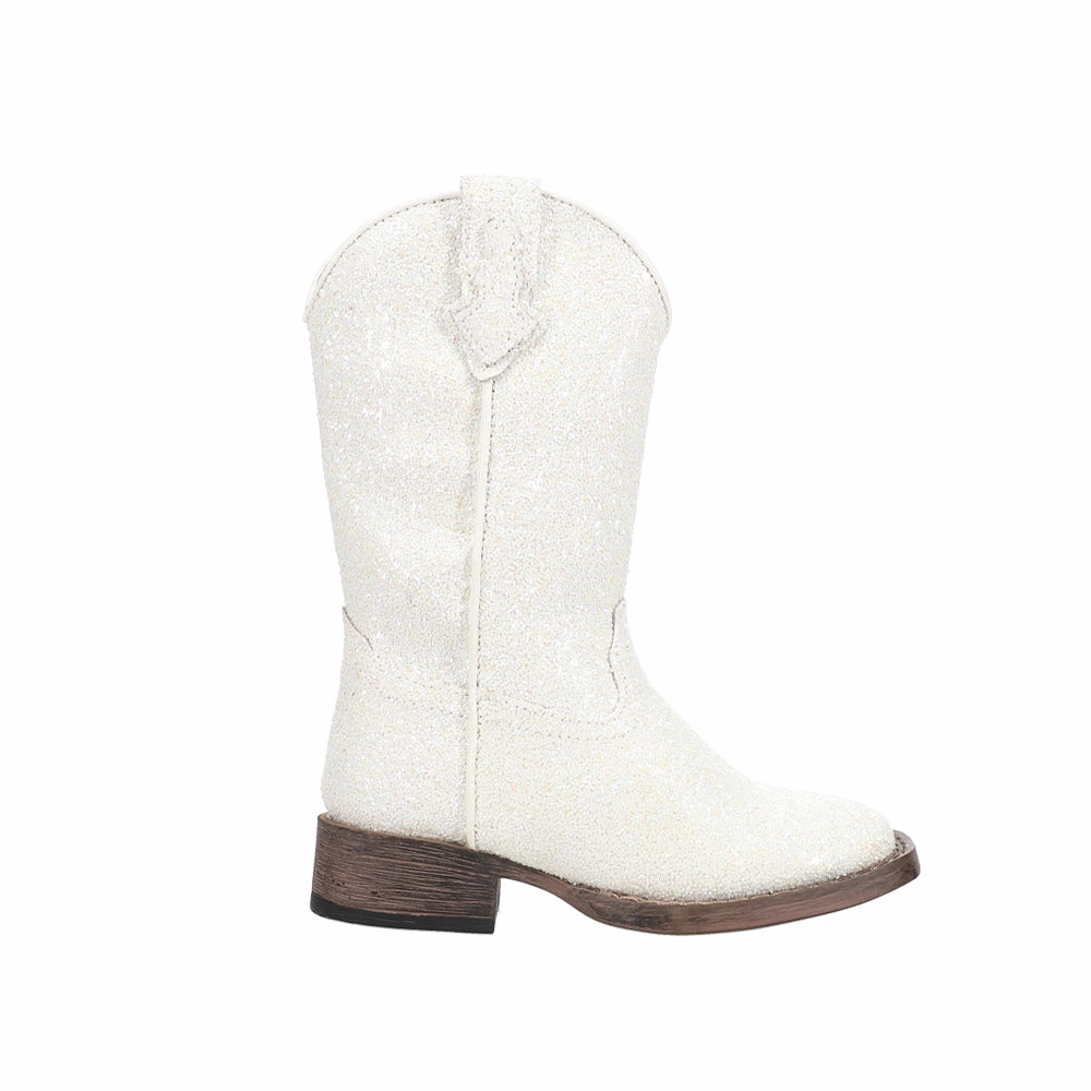 Fashion Utility Galore Glitter Square Toe Cowboy Boots (Little Kid)