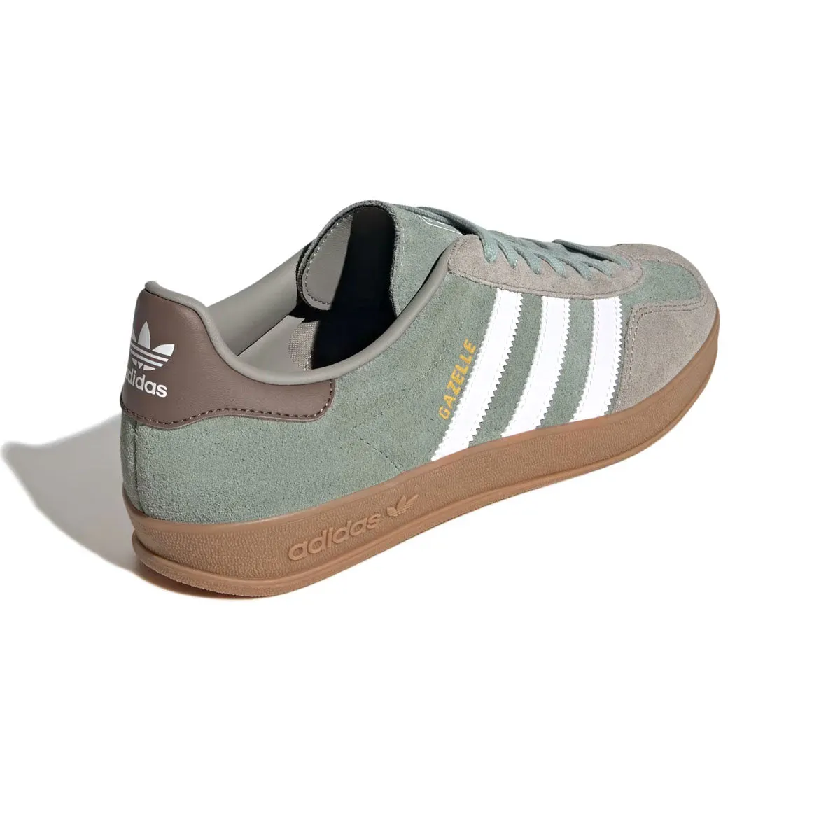 Gazelle Indoor 'Silver Pebble Silver Green' Padded Fit
