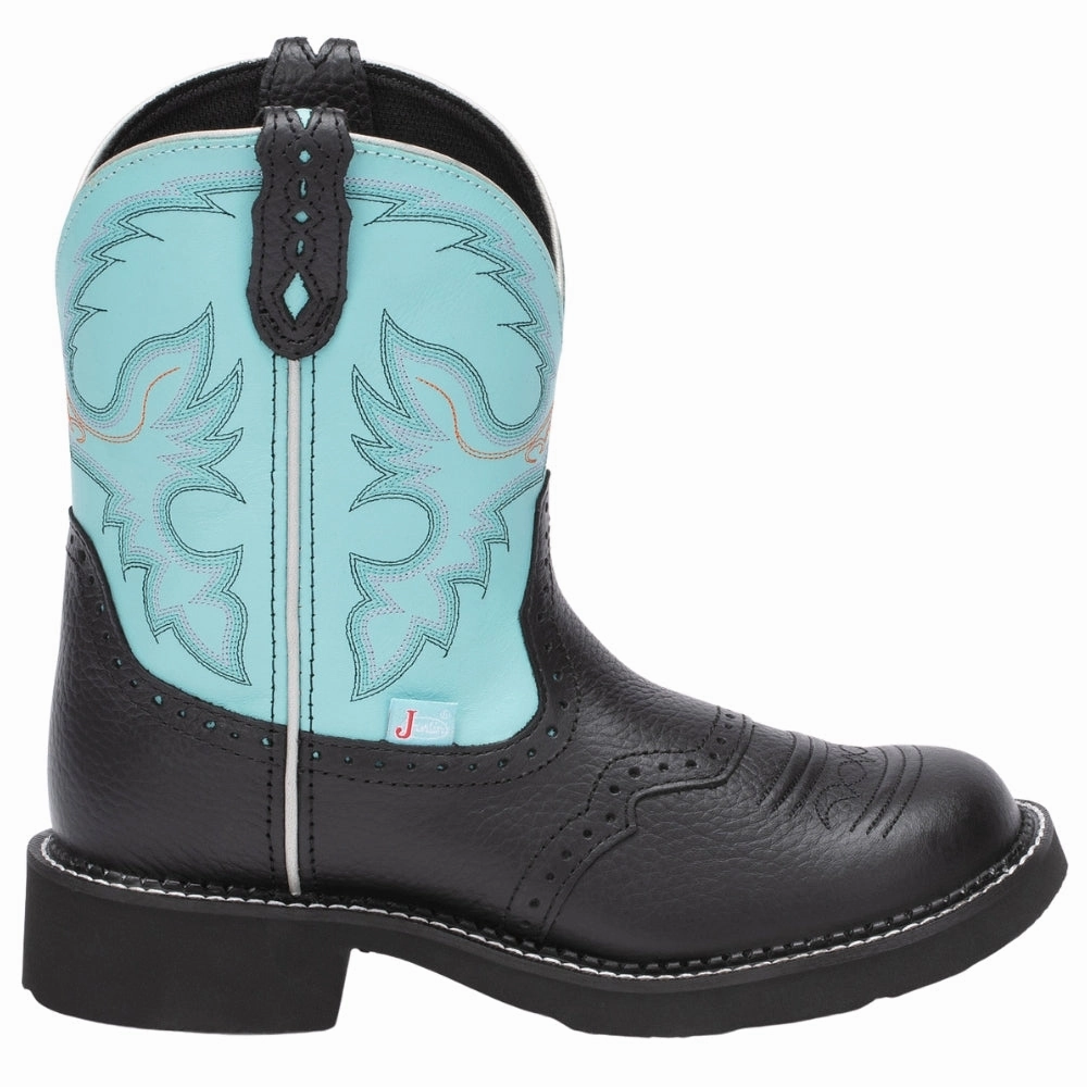 Insulated Snow Trekker Gemma Embroidered Round Toe Cowboy Boots