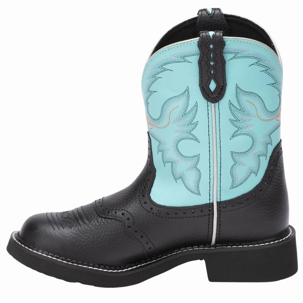 Comfort Ankle Support Grippy Outsole Trail Runner Gemma Embroidered Round Toe Cowboy Boots