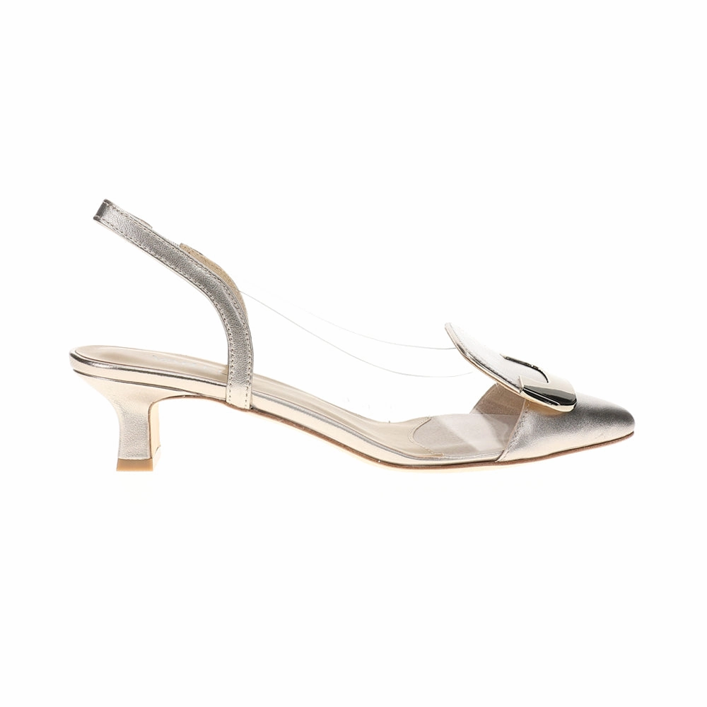 Shock Absorbing Heel Tamira Pointed Toe Slingback Pumps