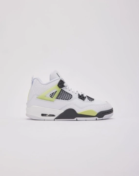 Jordan Air Jordan 4 Retro 'Light Lemon Twist' Grade-School dress - wear