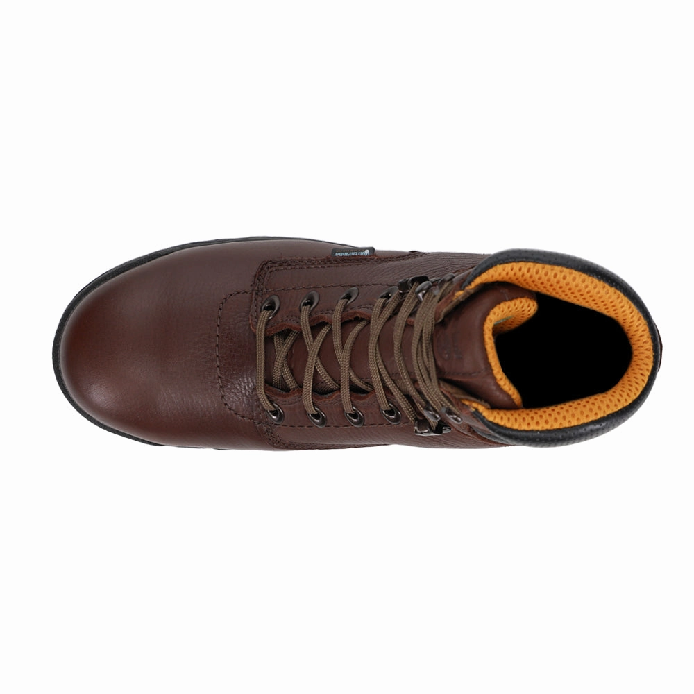 Titan 6 Inch Waterproof Alloy Toe Work Boots Adjustable Closure Mechanism