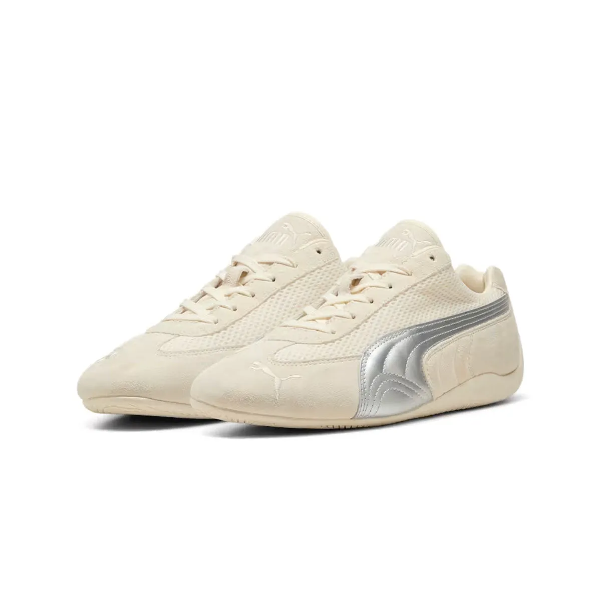 Speedcat Premium 'Frosted Ivory Matte Silver' Gel Infused Lining