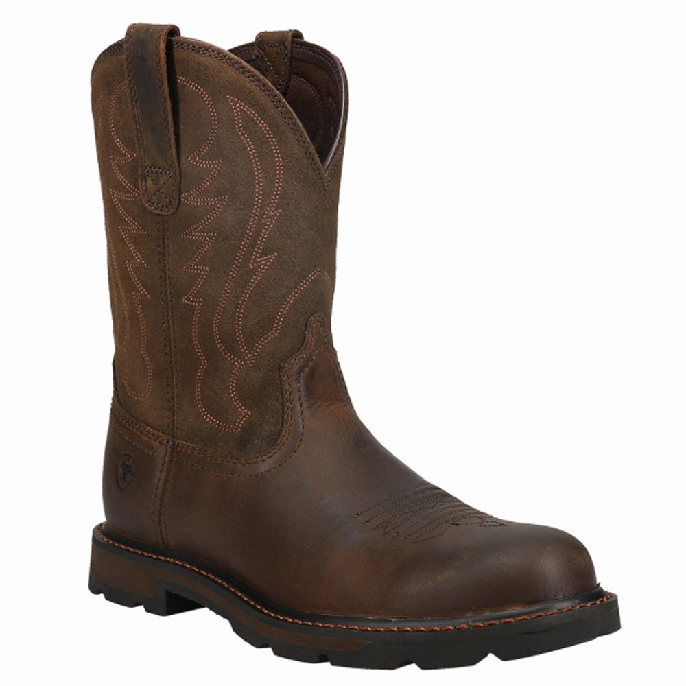 Groundbreaker 10 inch Electrical Soft Toe Work Boots Versatile Silhouette Suede