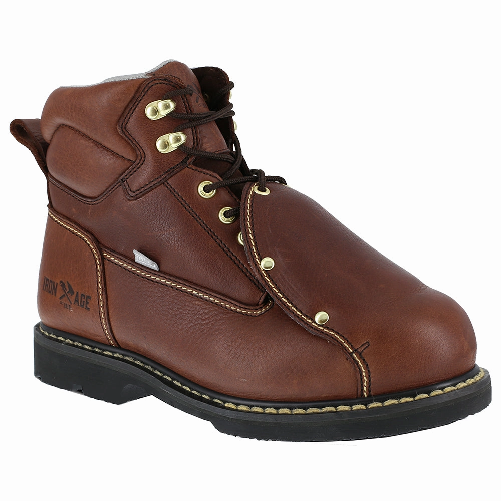 Groundbreaker 6 Inch Electrical Steel Toe Work Boots Thermoplastic Heel Counter